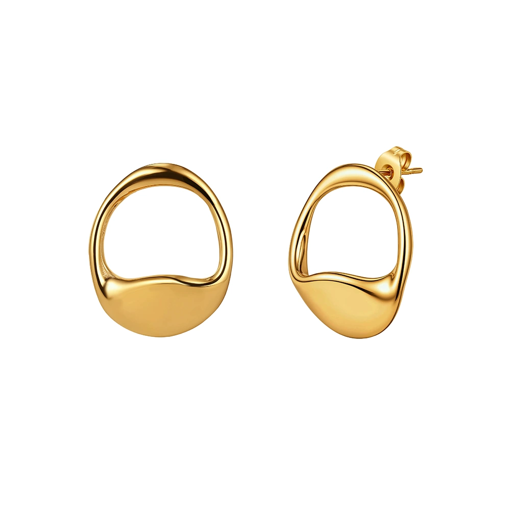 Produse Noi - Cercei Statement Organic Void Auriu