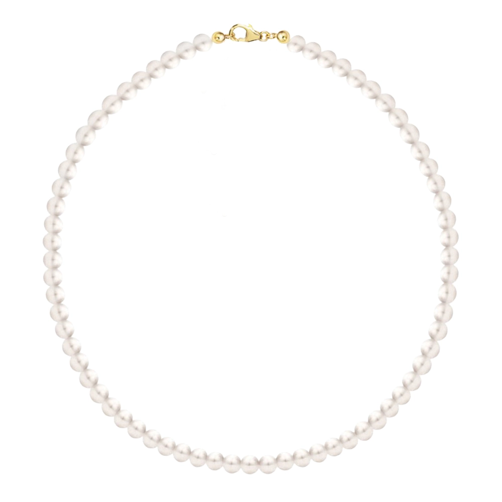 Bijuterii Perle Naturale - Colier Argint cu perle naturale de cultură Large Pearl String