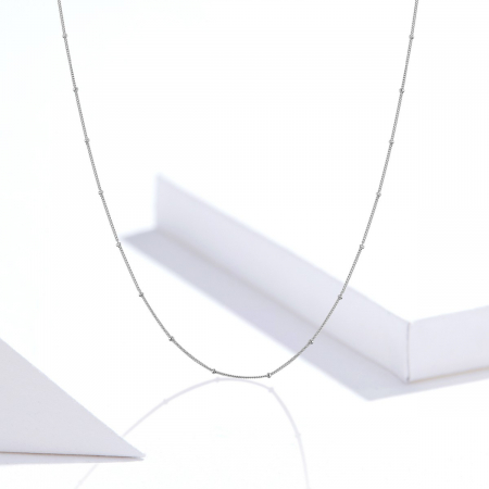 Coliere din argint - Colier din argint Beaded String
