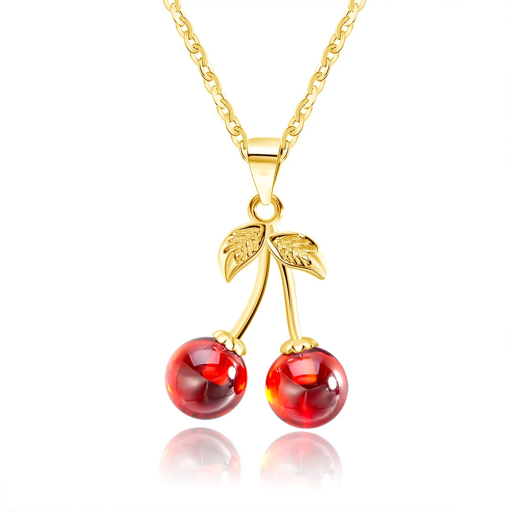 Produse Noi - Colier din Argint Cherry Blossom Gold