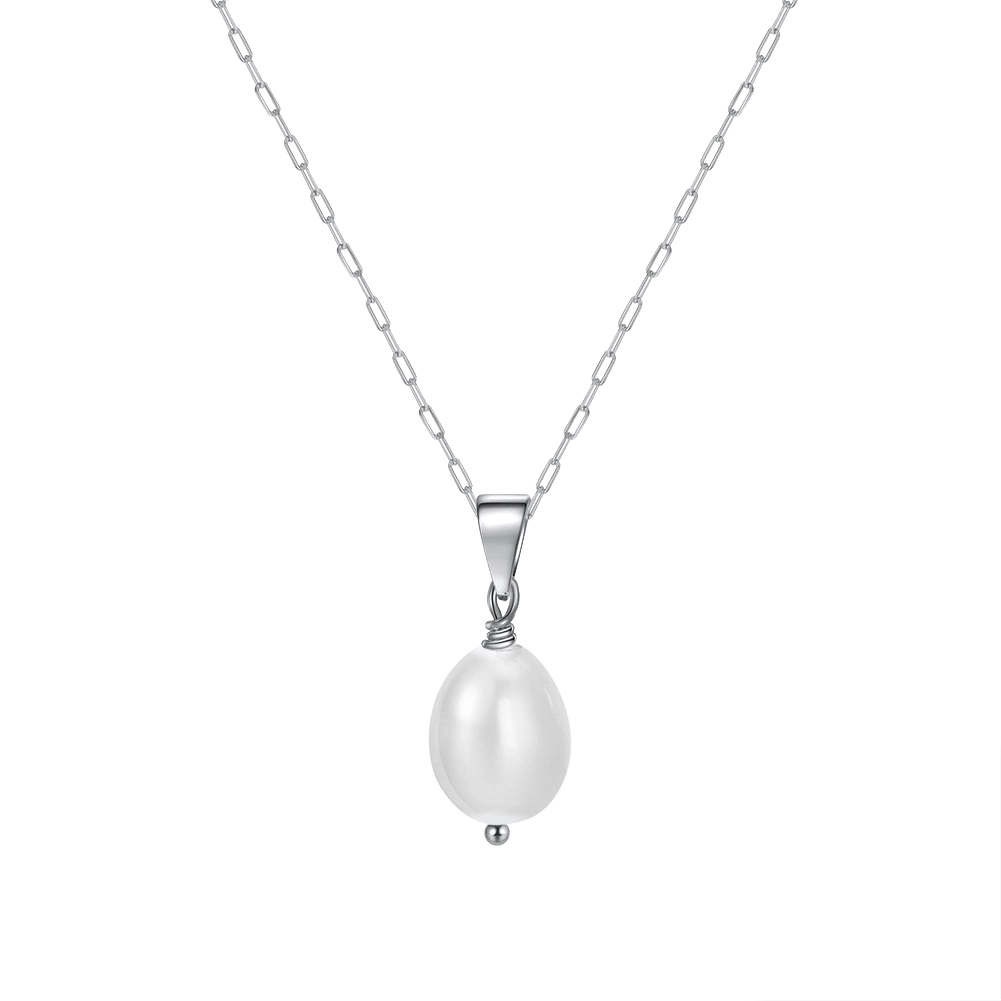 Produse Noi - Colier din Argint cu Perle Naturale de Cultură Classic Pearl Silver