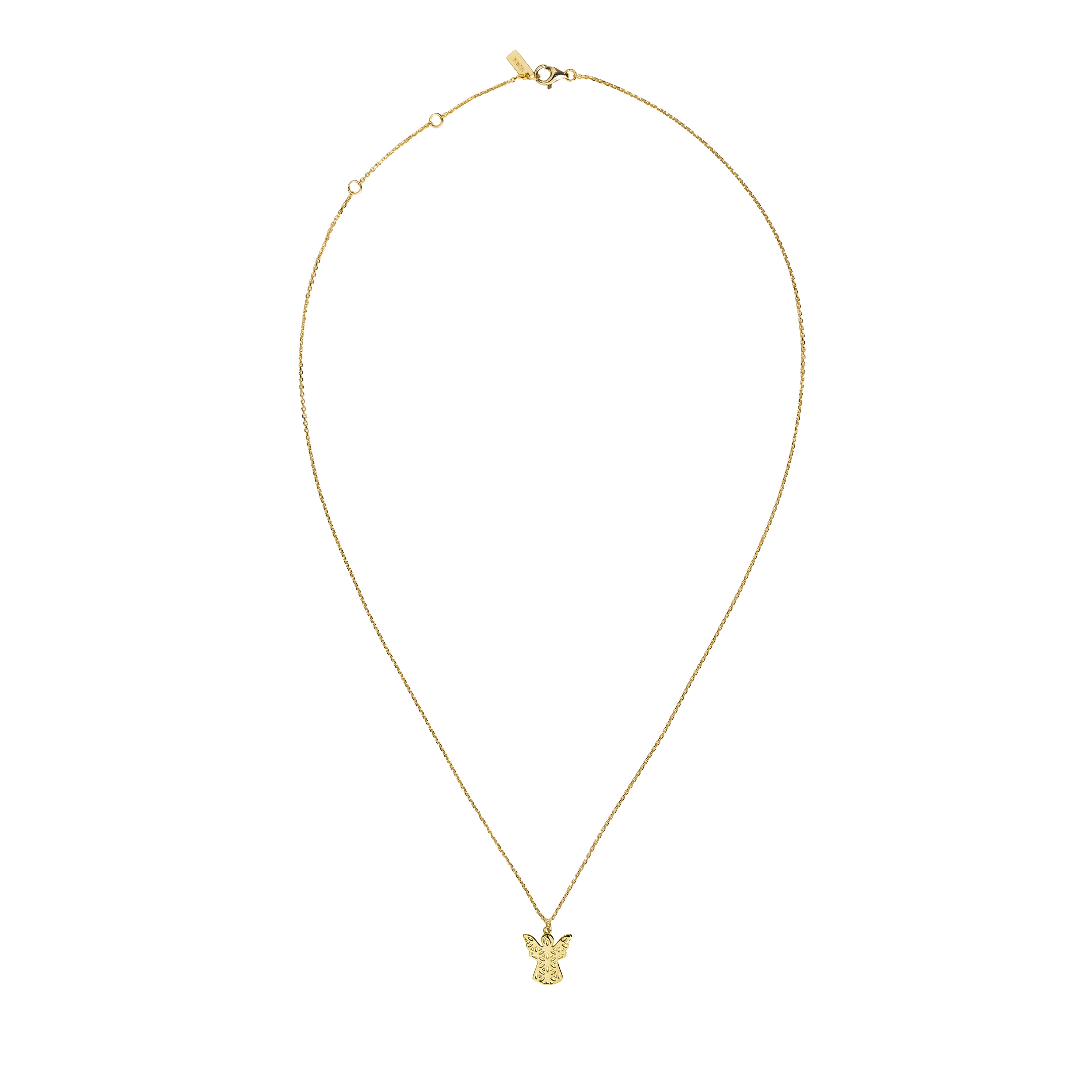 Coliere din argint - Colier din argint Înger Auriu Inner Code