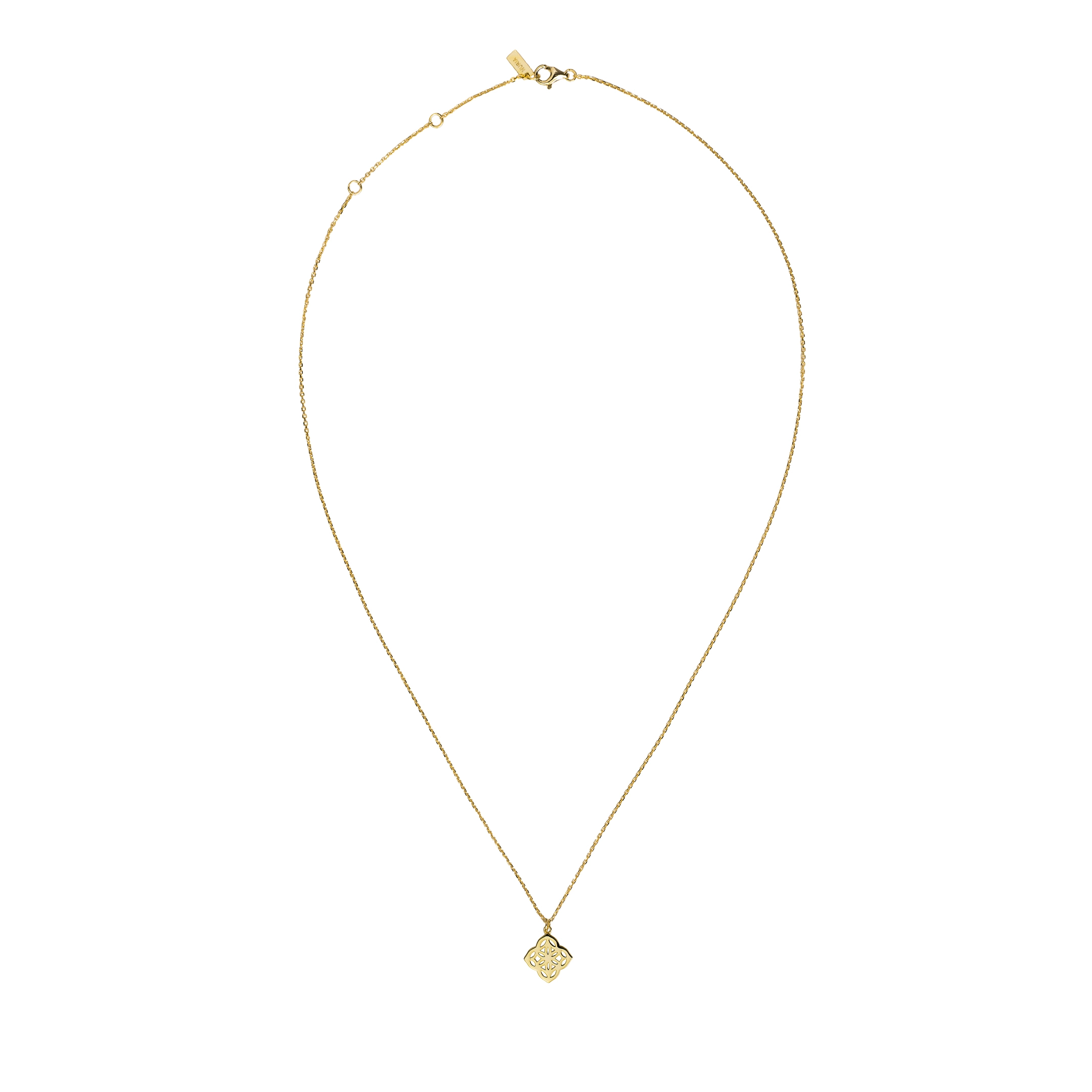 Coliere din argint - Colier din argint Inimă Auriu Inner Code