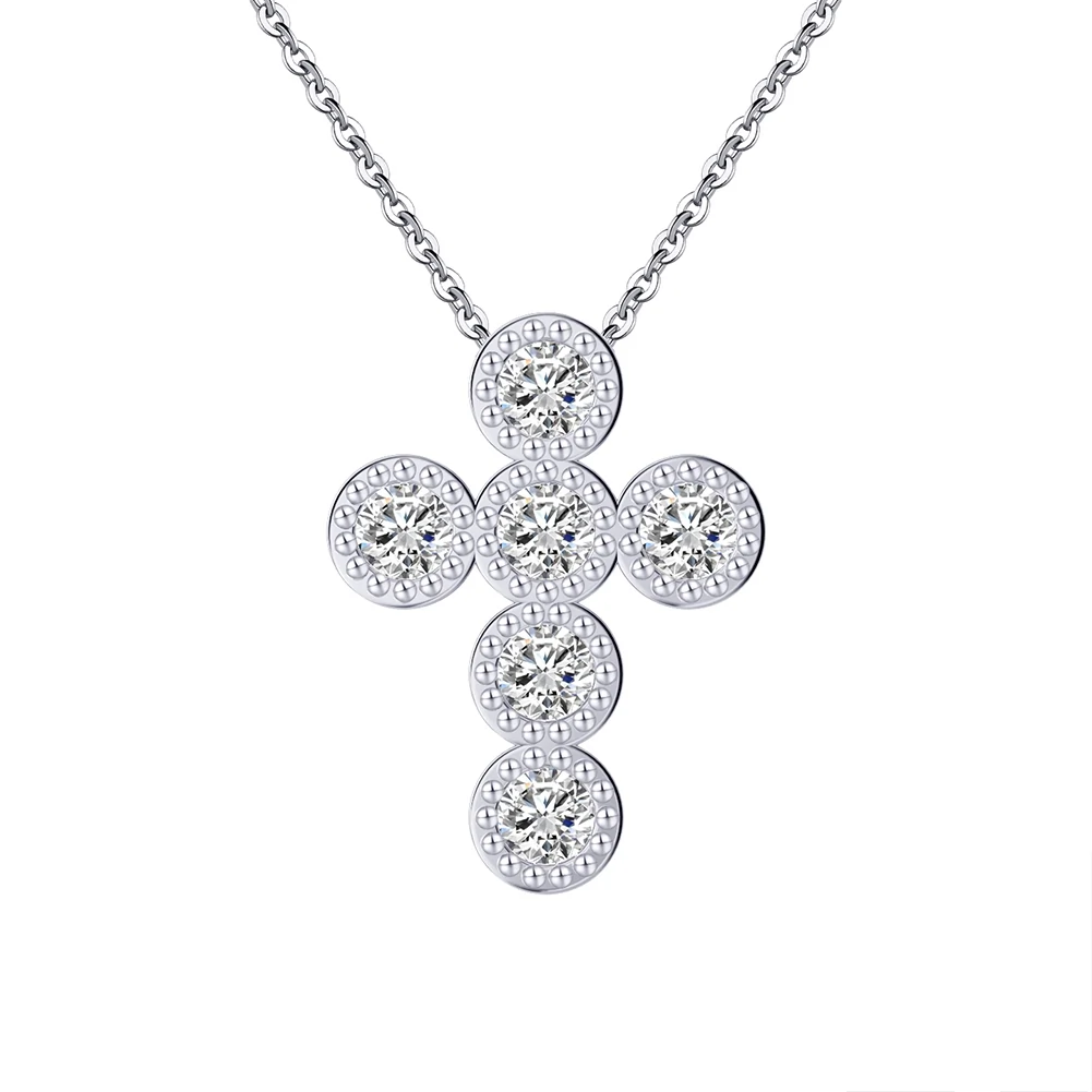 Colier din Argint Silver Clustered Cross