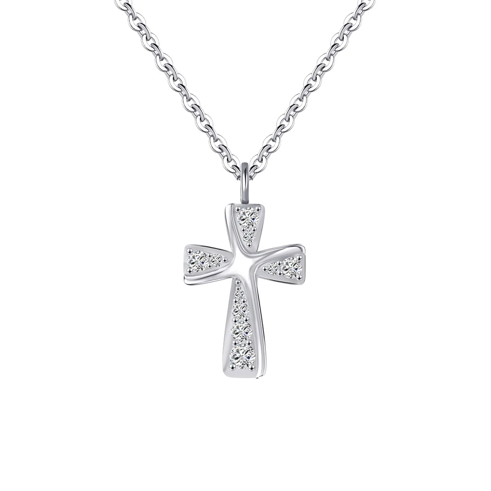 Coliere din argint - Colier din Argint Silver Cross Pendant
