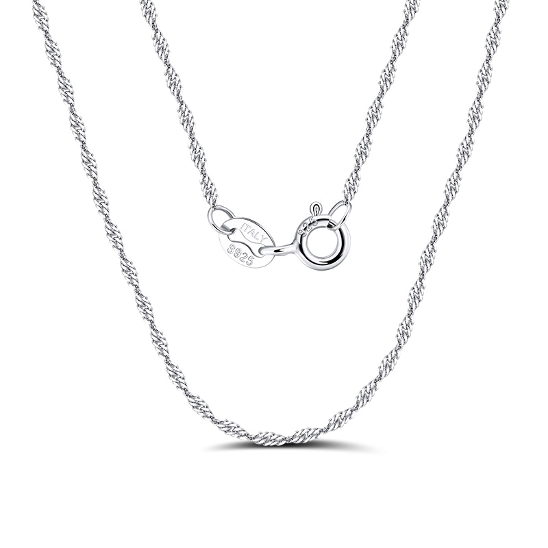 Coliere din argint - Colier din Argint Silver Twisted Rope