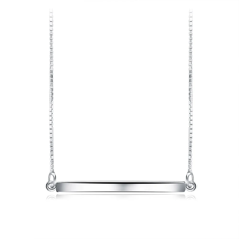 Produse Noi - Colier din Argint Sleek Silver Bar