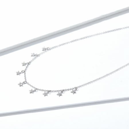 Colier din argint Star String [4]