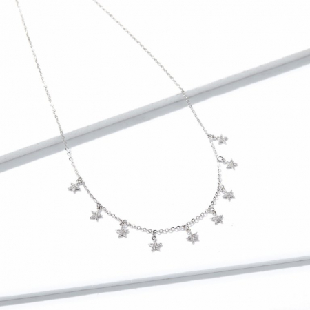 Coliere din argint - Colier din argint Star String
