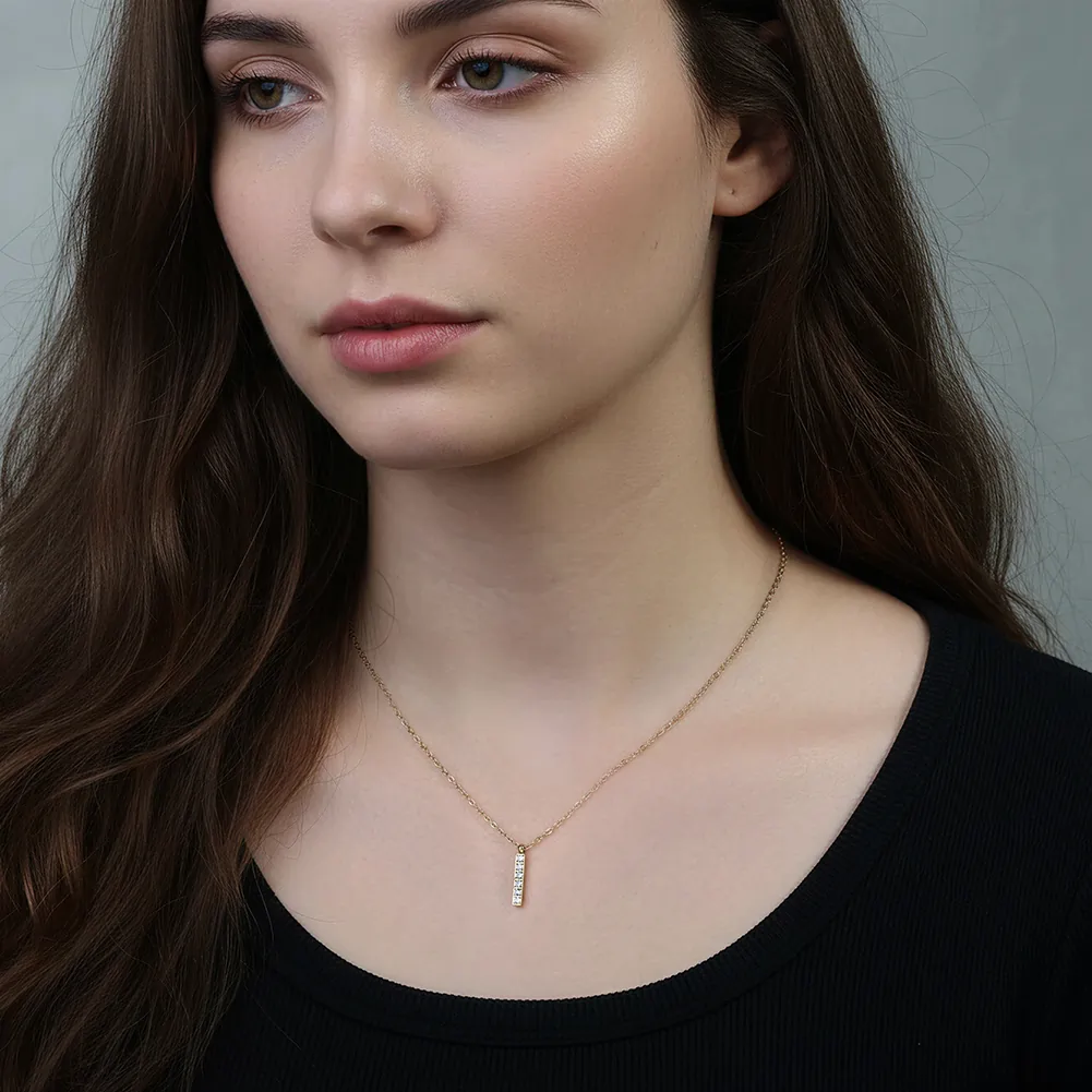 Sale - Colier Statement Bar Auriu