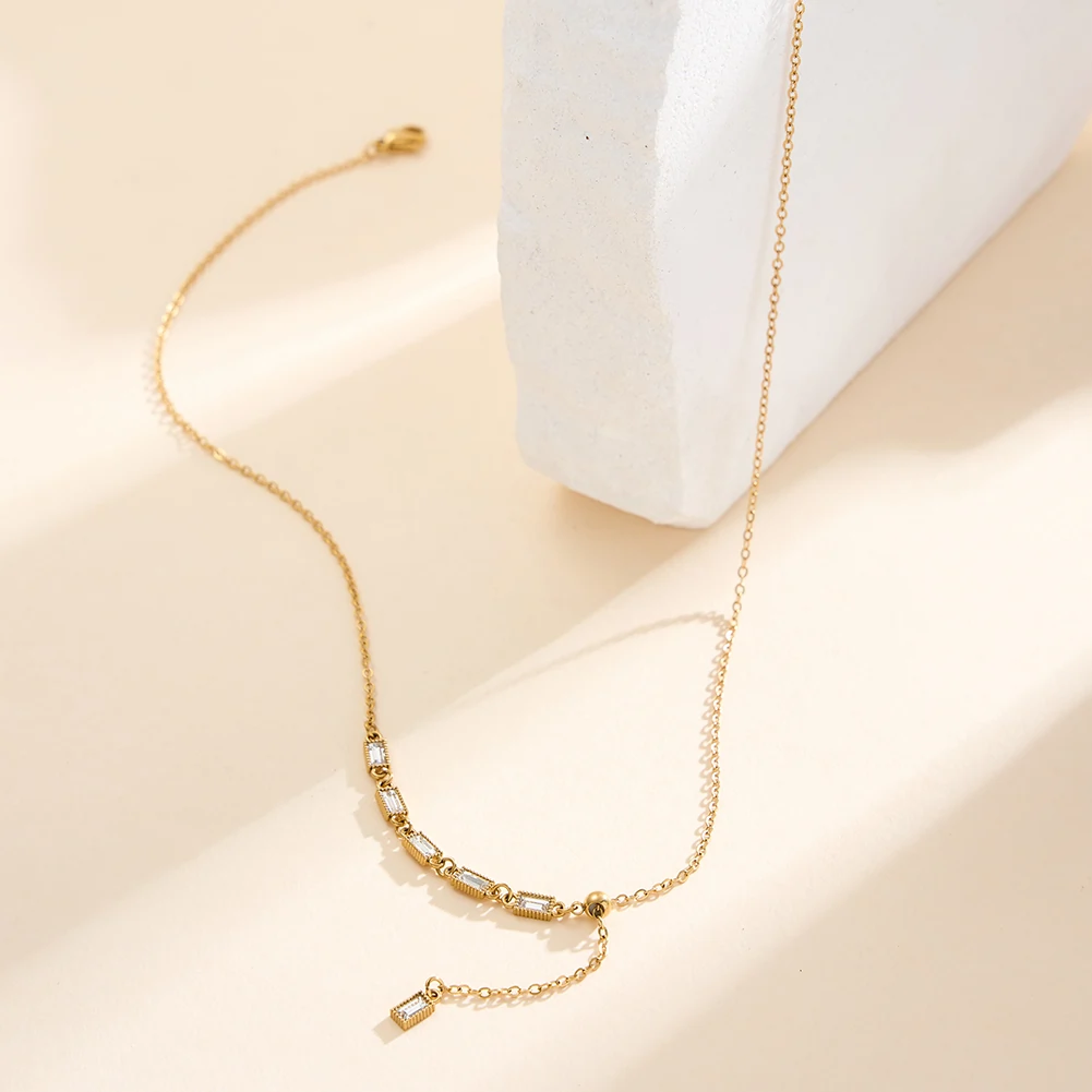 Produse Noi - Colier Statement Lariat Auriu