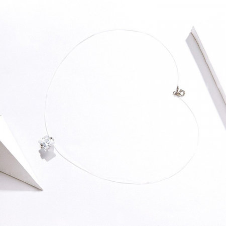 Colier transparent Invisible Ice [4]
