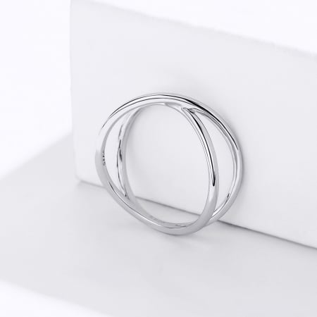 Inele - Inel din argint Cross Band