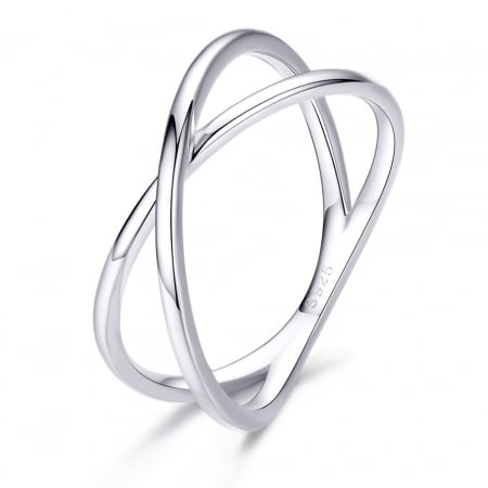 Inele - Inel din argint Cross Band