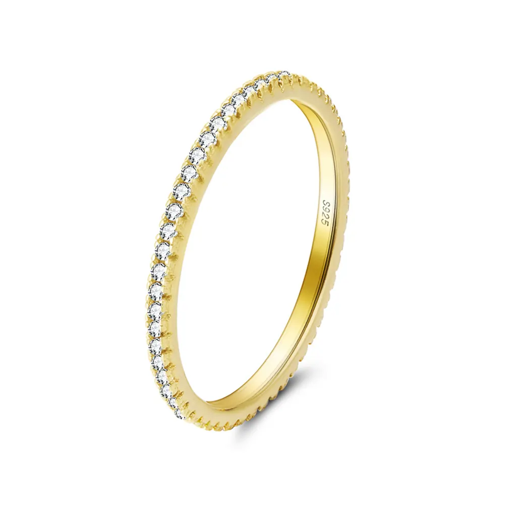 Inele - Inel din Argint Eternal Shimmer Gold