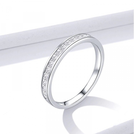 Inele din argint - Inel din argint Top Side Pavé