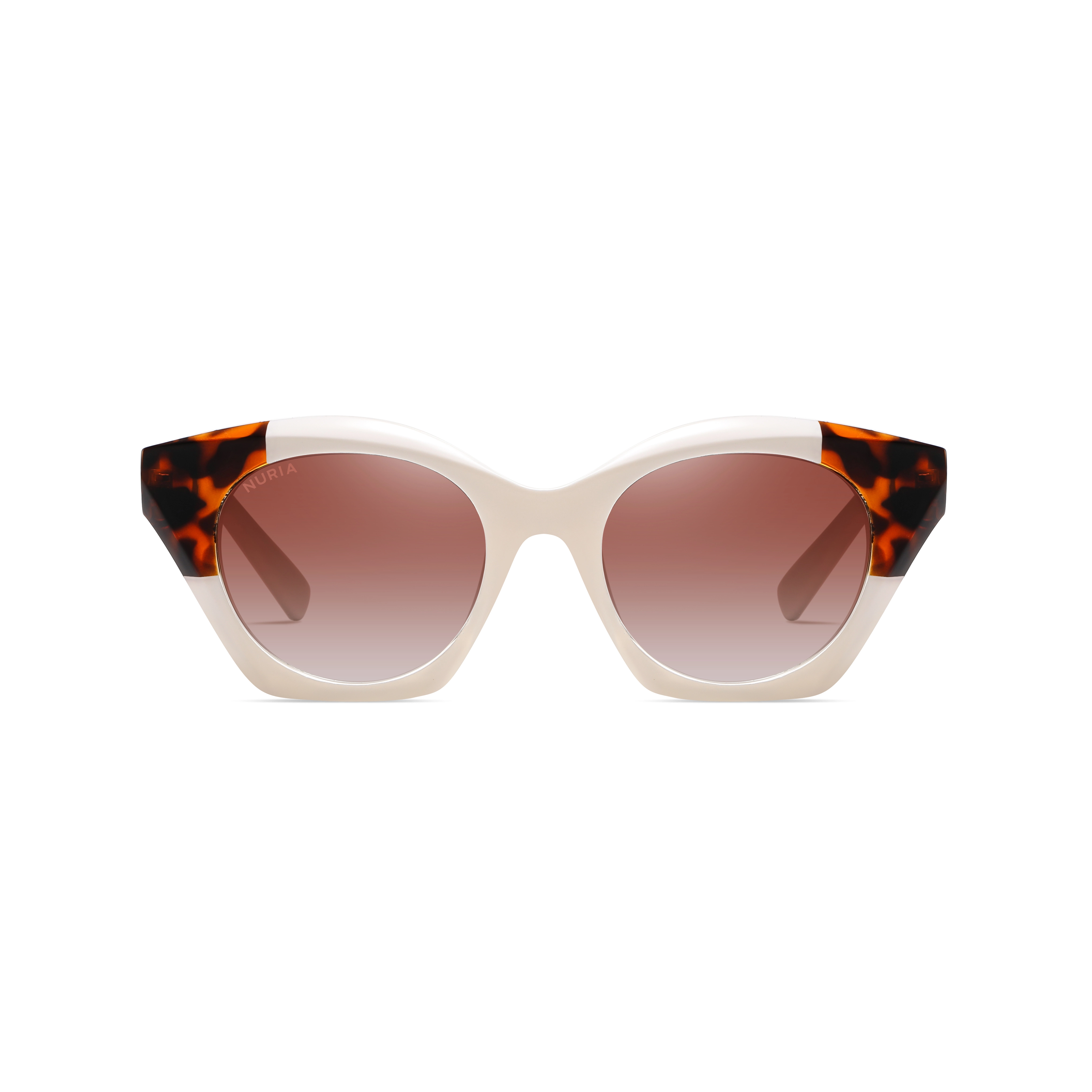 Ochelari Femei - Ochelari de Soare NURIA cu Ramă Cat-Eye Eclipse Elegance Beige Tortoise