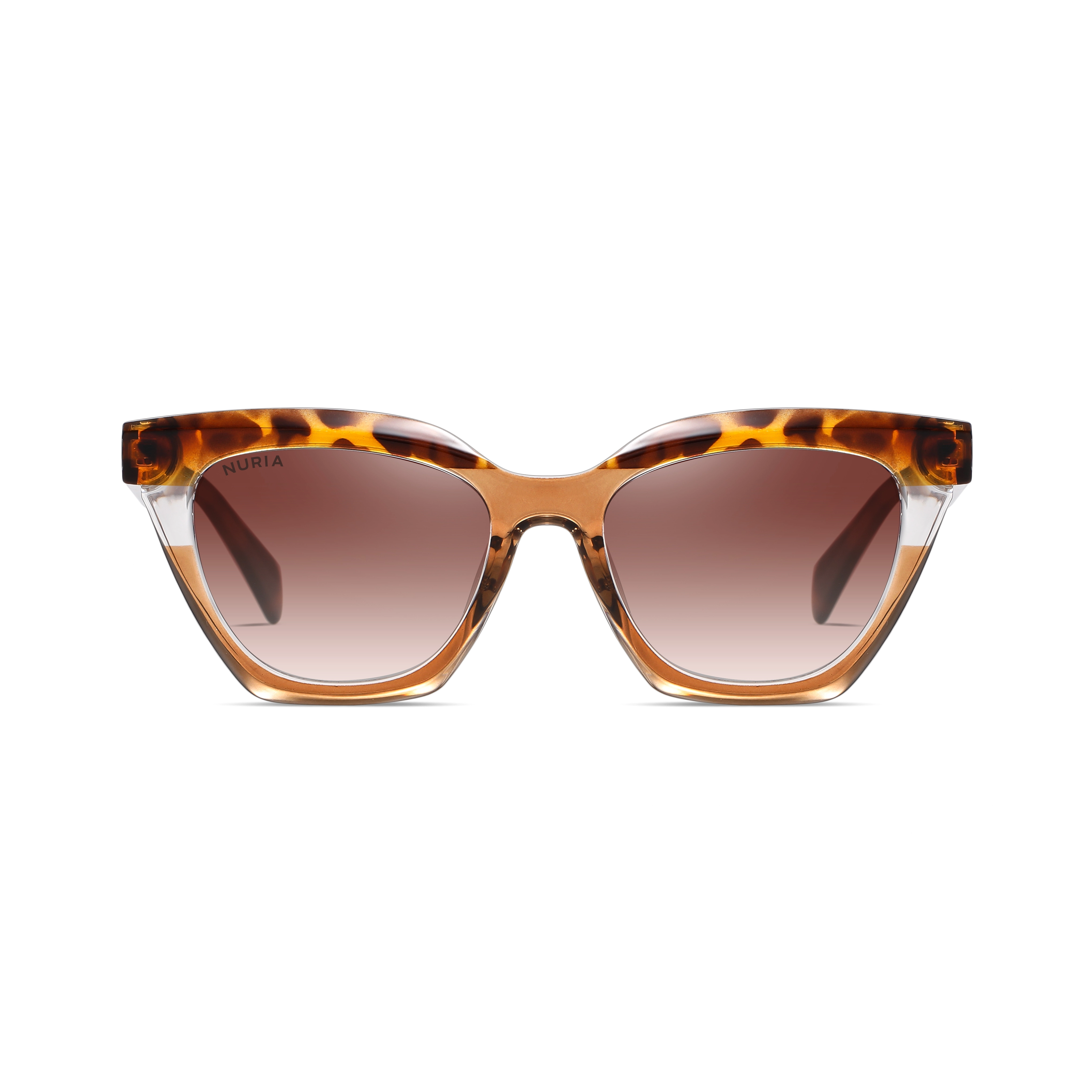 Ochelari Femei - Ochelari de Soare NURIA cu Ramă Cat-Eye Nocturnal Brown Tortoise