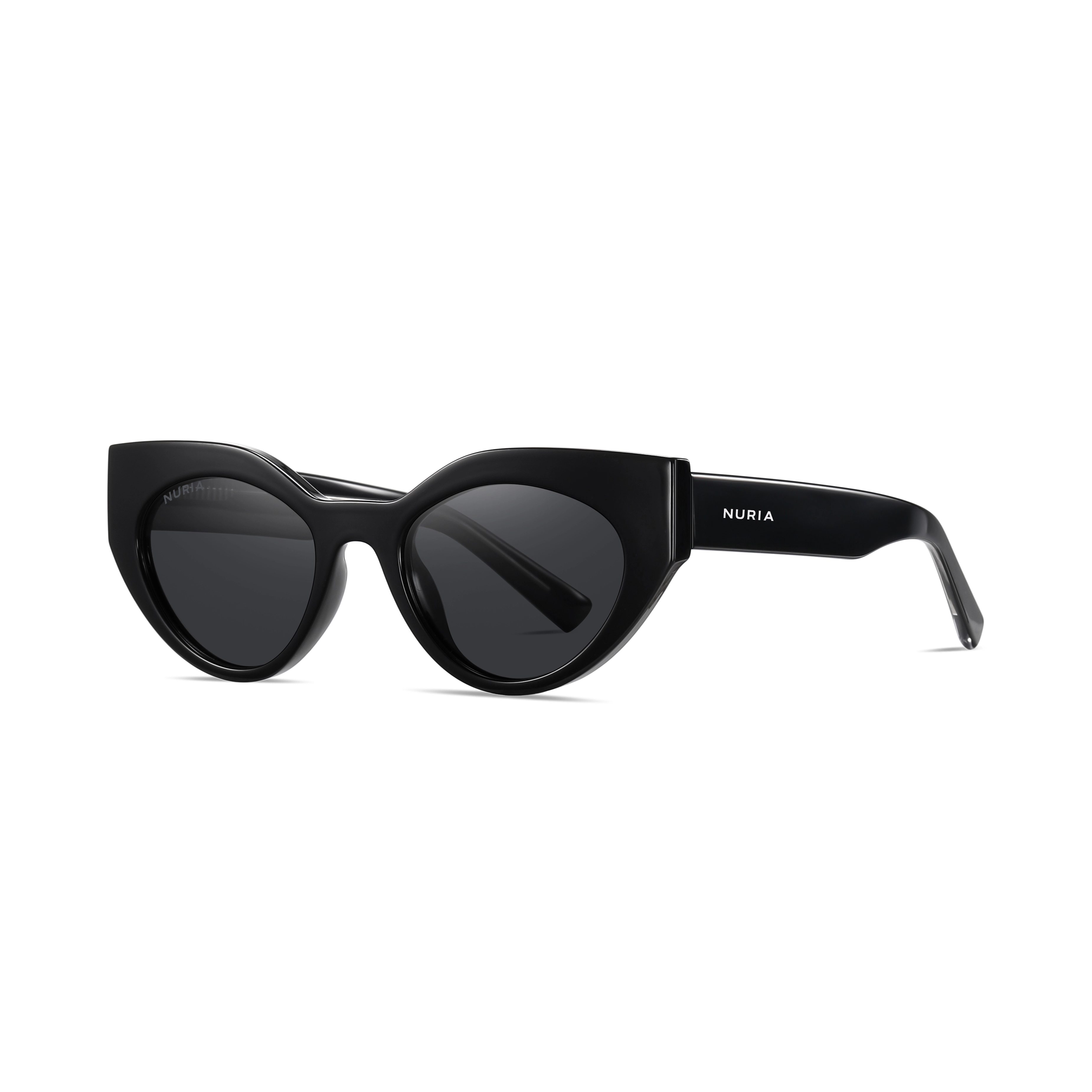 Ochelari Femei - Ochelari de Soare NURIA cu Ramă Cat-Eye Santiago Sunset Black
