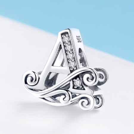 Talismane din argint - Talisman din argint Fairytale Litera A
