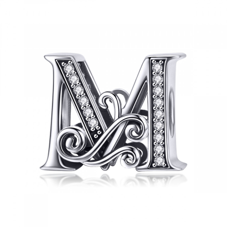 Talismane din argint - Talisman din argint Fairytale Litera M