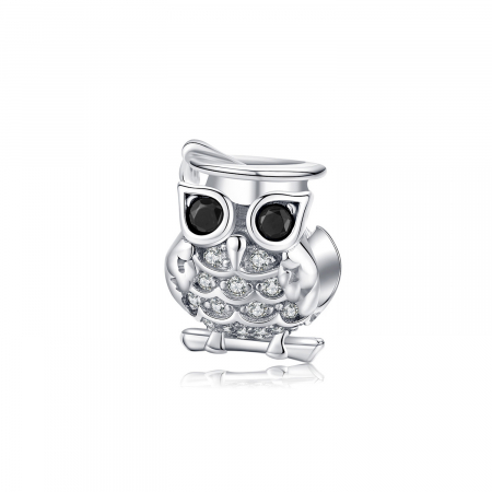 Talismane din argint - Talisman din argint Owl of Athena