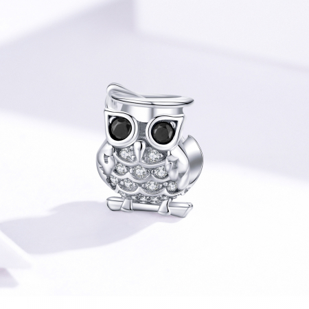 Talismane din argint - Talisman din argint Owl of Athena