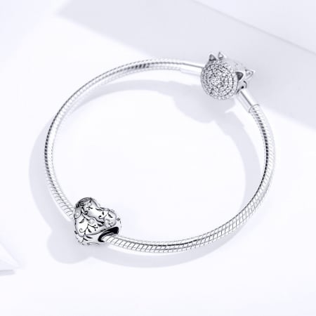 Talismane din argint - Talisman din argint Spring Heart