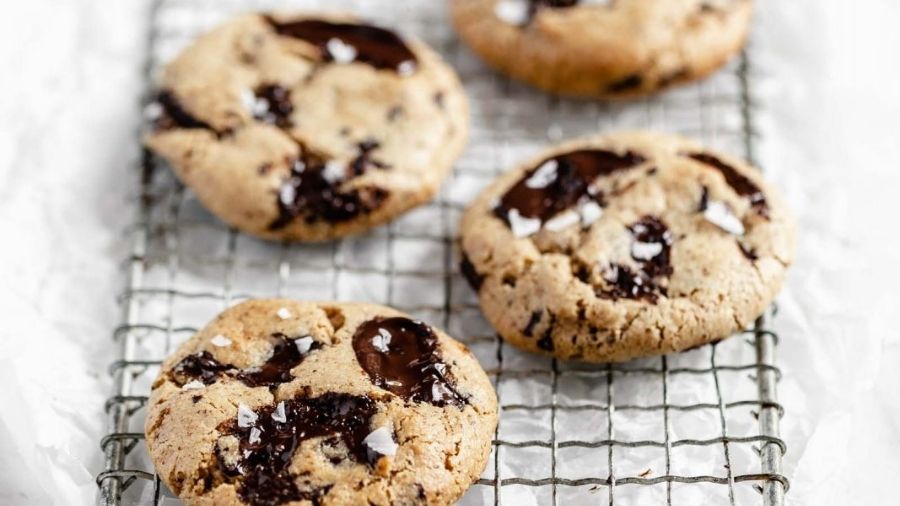 Cookies sănătoase fără gluten cu chipsuri de ciocolată