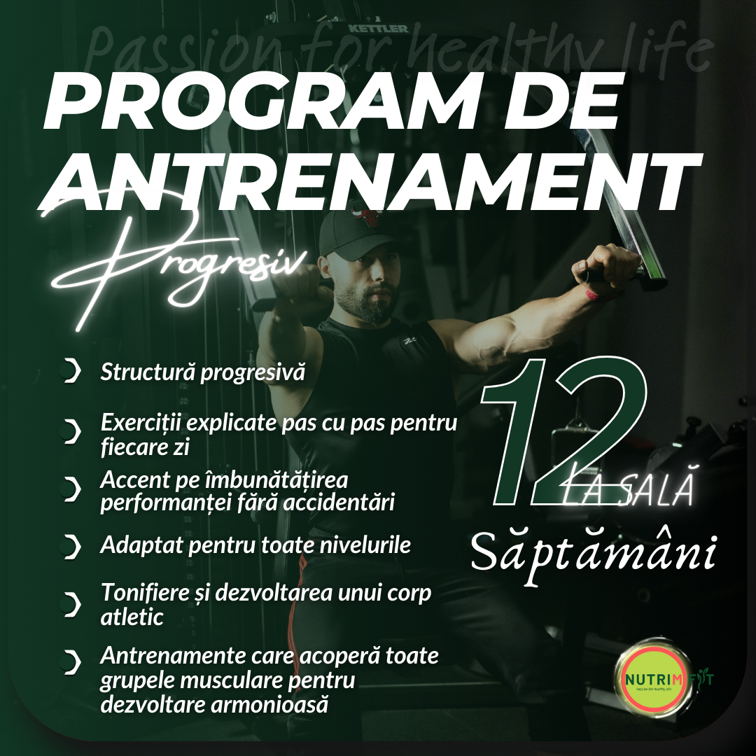 Program de antrenament in sala pentru barbati 12 saptamani STANDARD PROGRESIV [1]