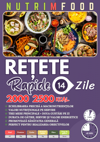 Servicii - Meniu 14 zile - 2000 - 2500 kcal