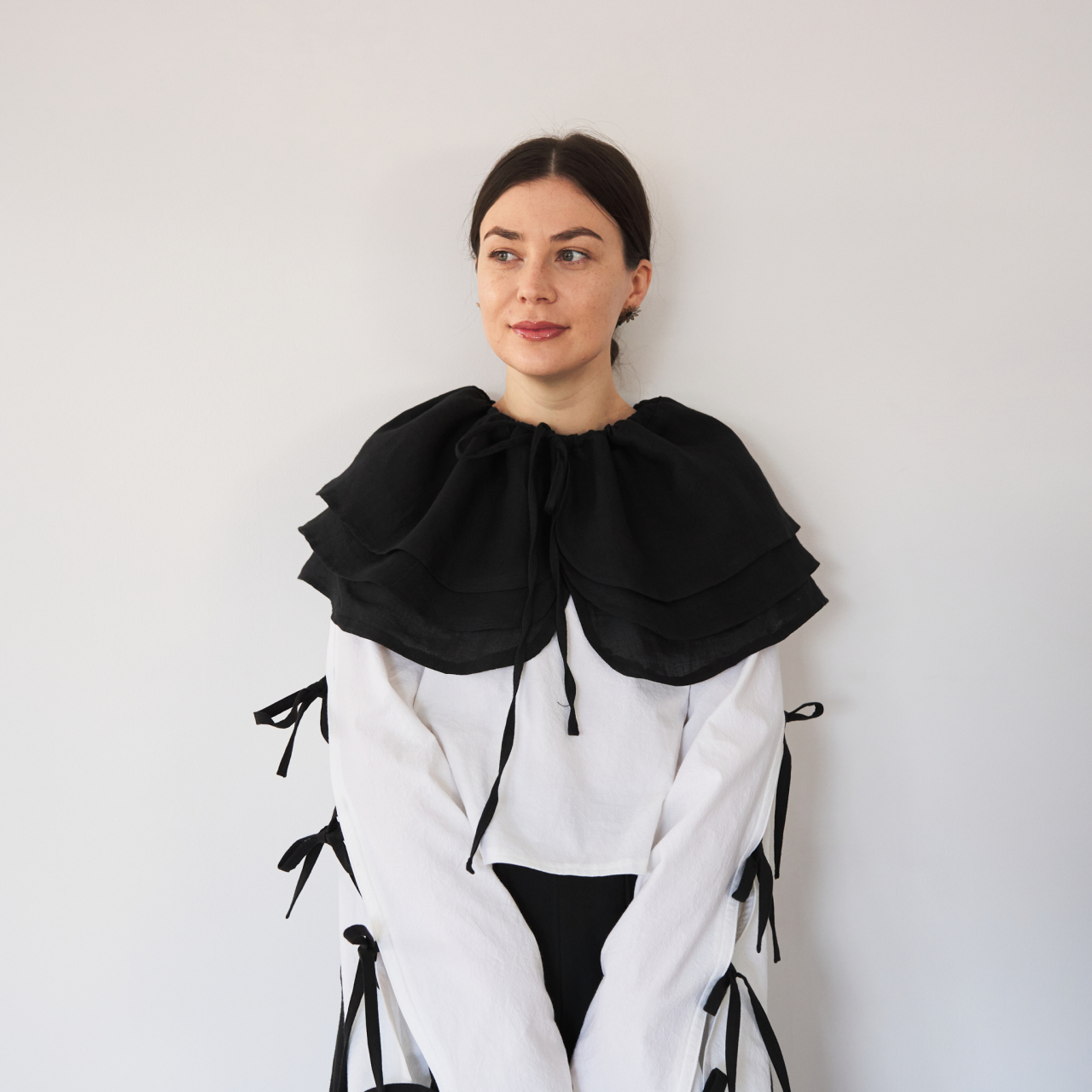 Guler detașabil elegant cu prindere reglabilă – accesoriu versatil pentru orice ținută [3]