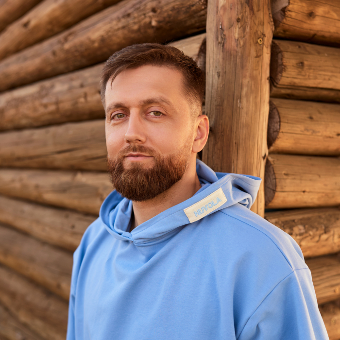 Hanorac Unisex cu Glugă din Bumbac Natural [2]