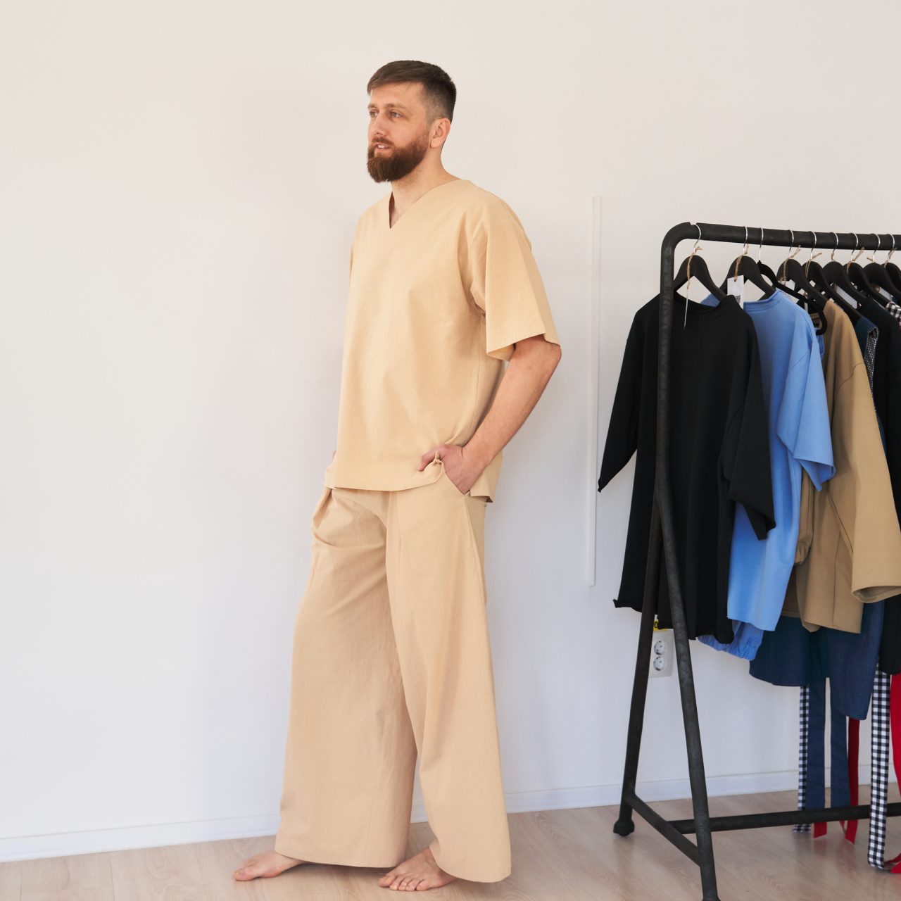 Pantaloni Bărbați din Bumbac Natural – Confort și Stil Lejer [4]