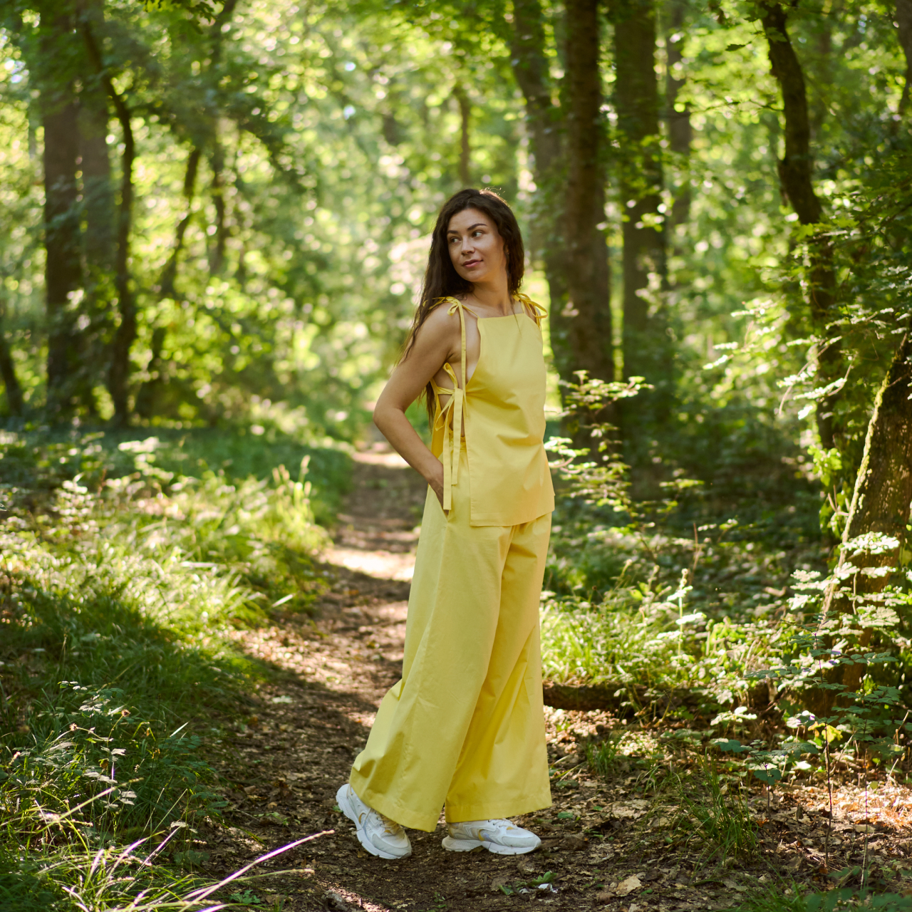 Pantaloni lungi lejeri de vara [8]