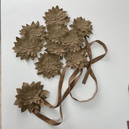 Broșe Sustenabile din Material Reciclat - Handmade [2]