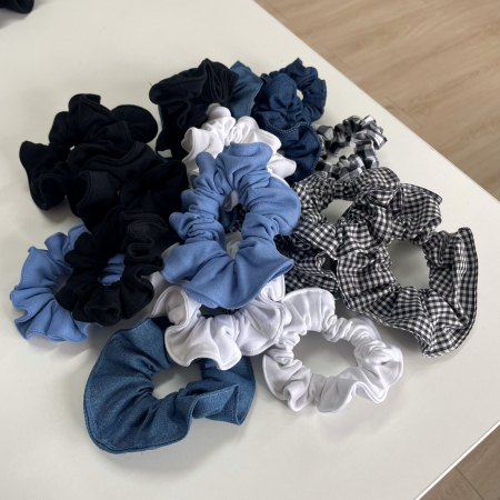 Elastice de păr - Elastice de Păr Eco-Friendly din Resturi de Materiale