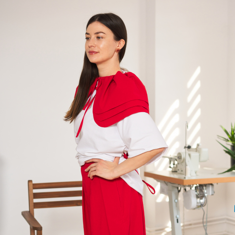 Guler detașabil elegant cu prindere reglabilă – accesoriu versatil pentru orice ținută [2]