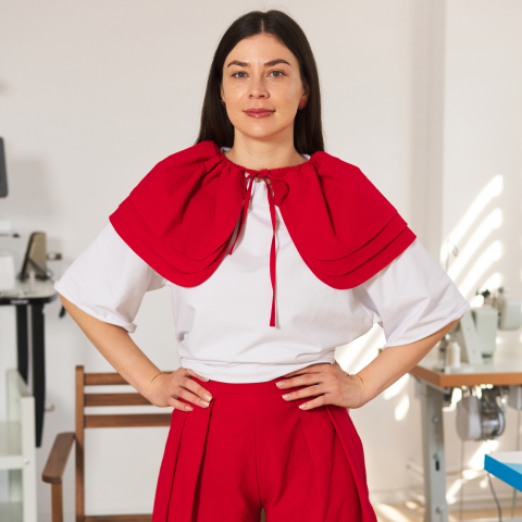 Guler detașabil elegant cu prindere reglabilă – accesoriu versatil pentru orice ținută [1]