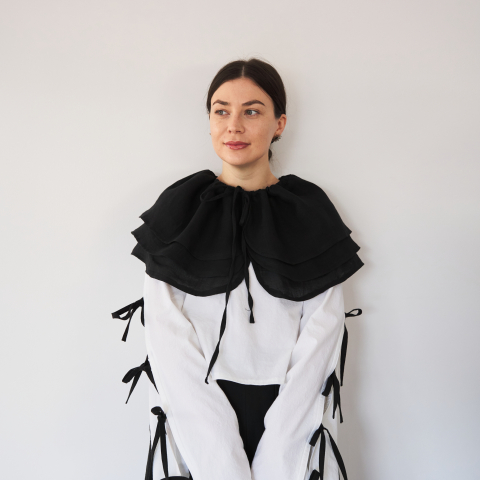 Guler detașabil elegant cu prindere reglabilă – accesoriu versatil pentru orice ținută [2]