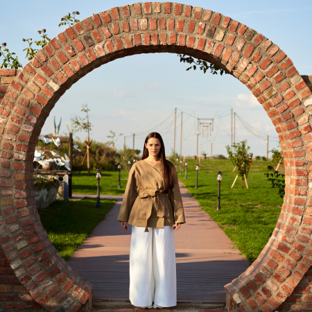 Pantaloni atemporali - Pantaloni de Toamnă cu Croială Lejeră și Buzunare Laterale