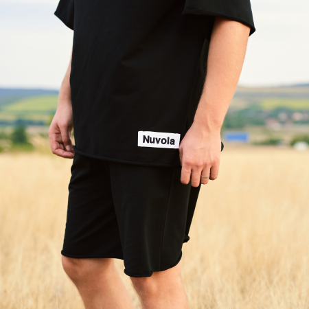 Pantaloni Scurți Unisex cu Elastic și Buzunare [2]