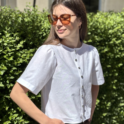 Top panza cu nasturi metalici [1]