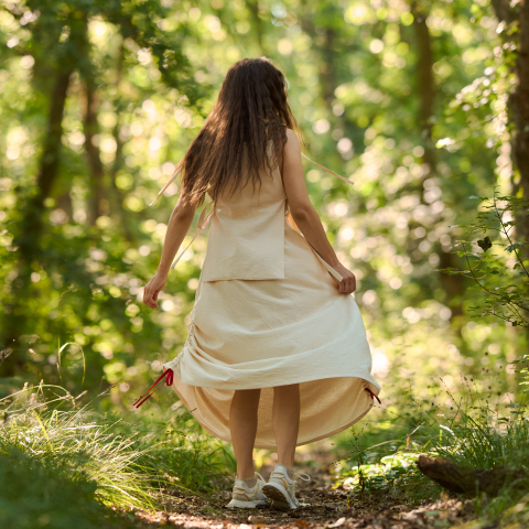 Top versatil cu snururi reglabile natur [7]