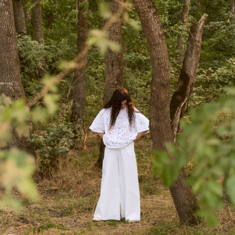 tricou pictat manual abstract oversized [3]