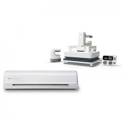 KITURI - Silhouette Cameo 5 Alb & xTool Heat Press All-in-One