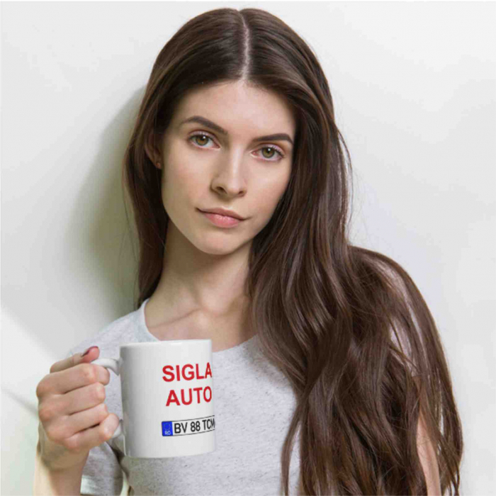 Cana Personalizata cu Numarul Auto [5]