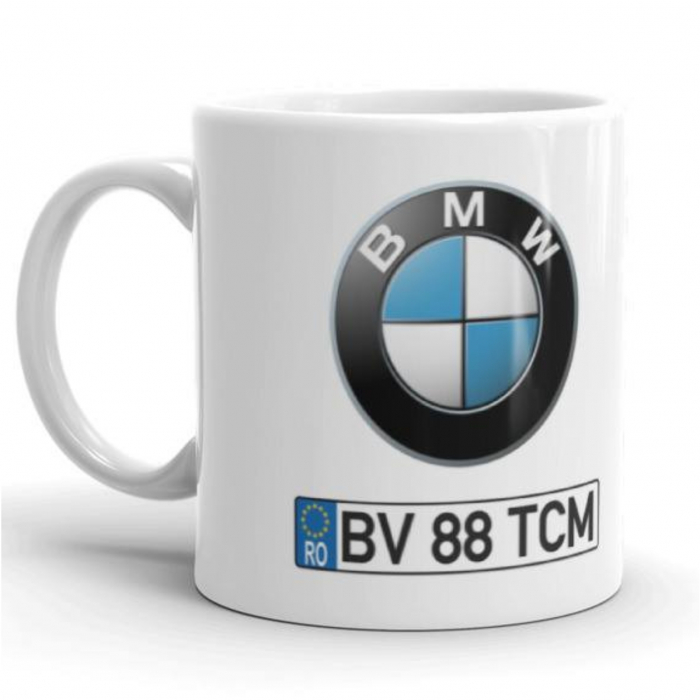 Cana Personalizata cu Numarul Auto [3]