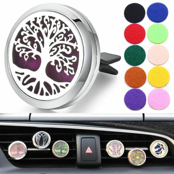 Difuzor auto aromaterapie – Odorizant pentru uleiuri esentiale, Tree of Life [5]