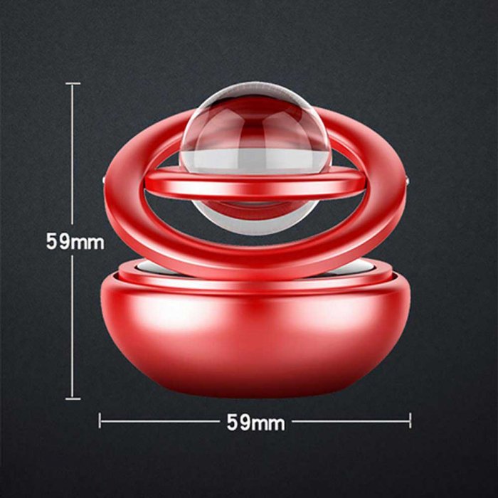 Odorizant auto cu functionare solara, autorotatie 360 de grade [3]